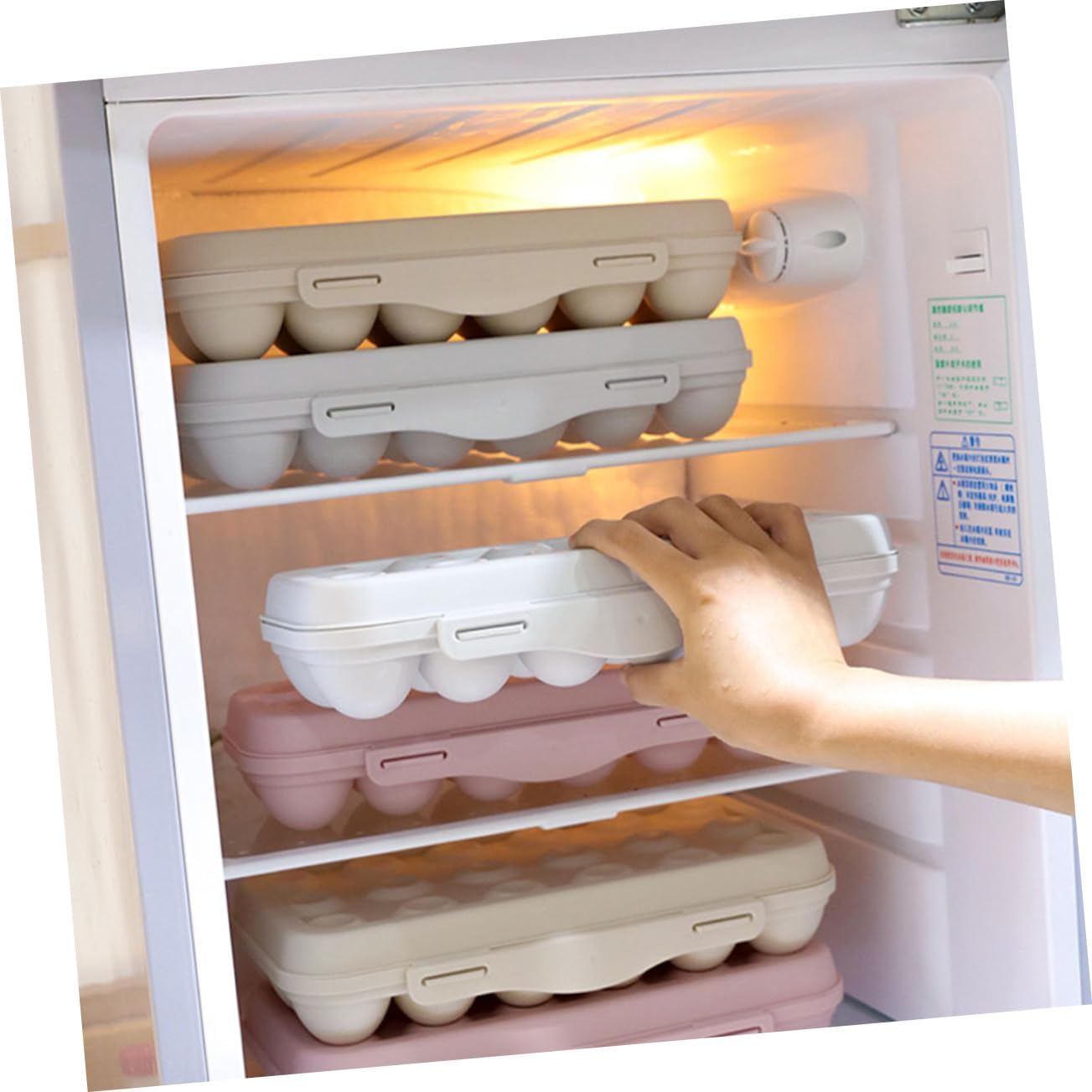 Artibetter 2pcs Wear-resistant Holder Lid Convenient Organizer for Camping Cell Case for Fresh Fruits and More Collision Design for Outdoor Use