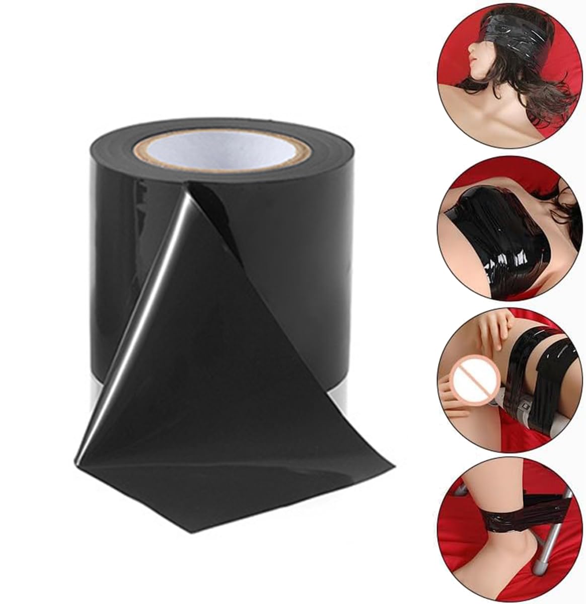 𝐒𝐞̣𝐱 𝐓σ𝐲𝐬 Nastro Adesivo Nero, Privo Di Cariche Elettrostatiche, Sicuro E Affidabile, Un Regalo Originale Per Uomini E Donne 𝐁- 𝐃-𝐒-𝐌