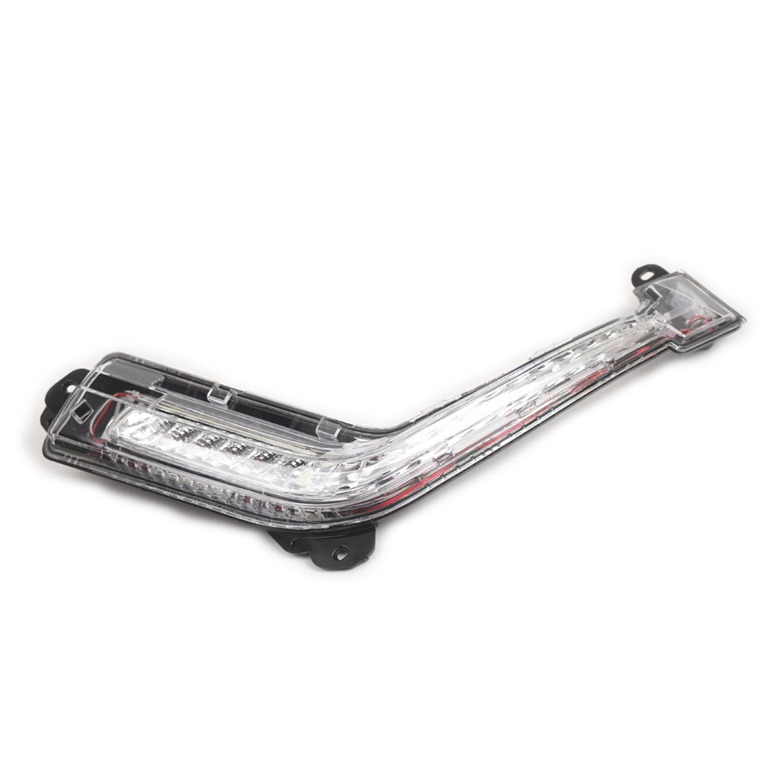 2 Pezzi Striscia LED per Luci Diurne per Auto, Gruppo di Perline Anteriori, Lampada di Ricambio in Robusto Materiale PP, Adatta per La Guida Invernale, Giusto