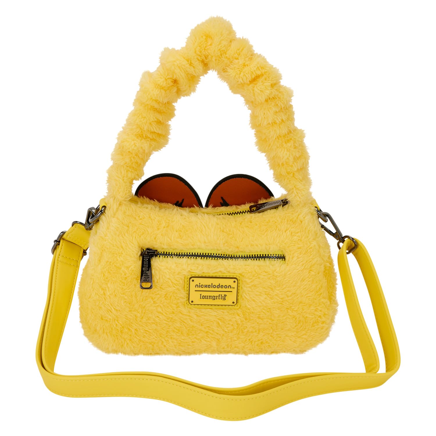 Loungefly Yellow Umbrella Round Crossbody Bag with Silver Trim Amazon.com: Loungefly Disney Princess Carousel Crossbody Bag  main image 4