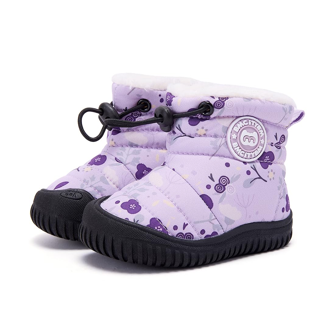 BMCiTYBM Toddler Baby Snow Boots Baby Boys Girls Winter Walking Shoes