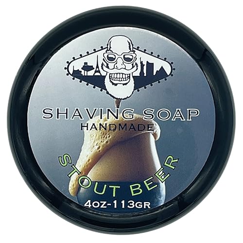 Jabón de afeitado Barber Depot, el mejor jabón de afeitado, hecho a mano, espuma gruesa con aroma fresco para una rutina clásica de afeitado húmedo.