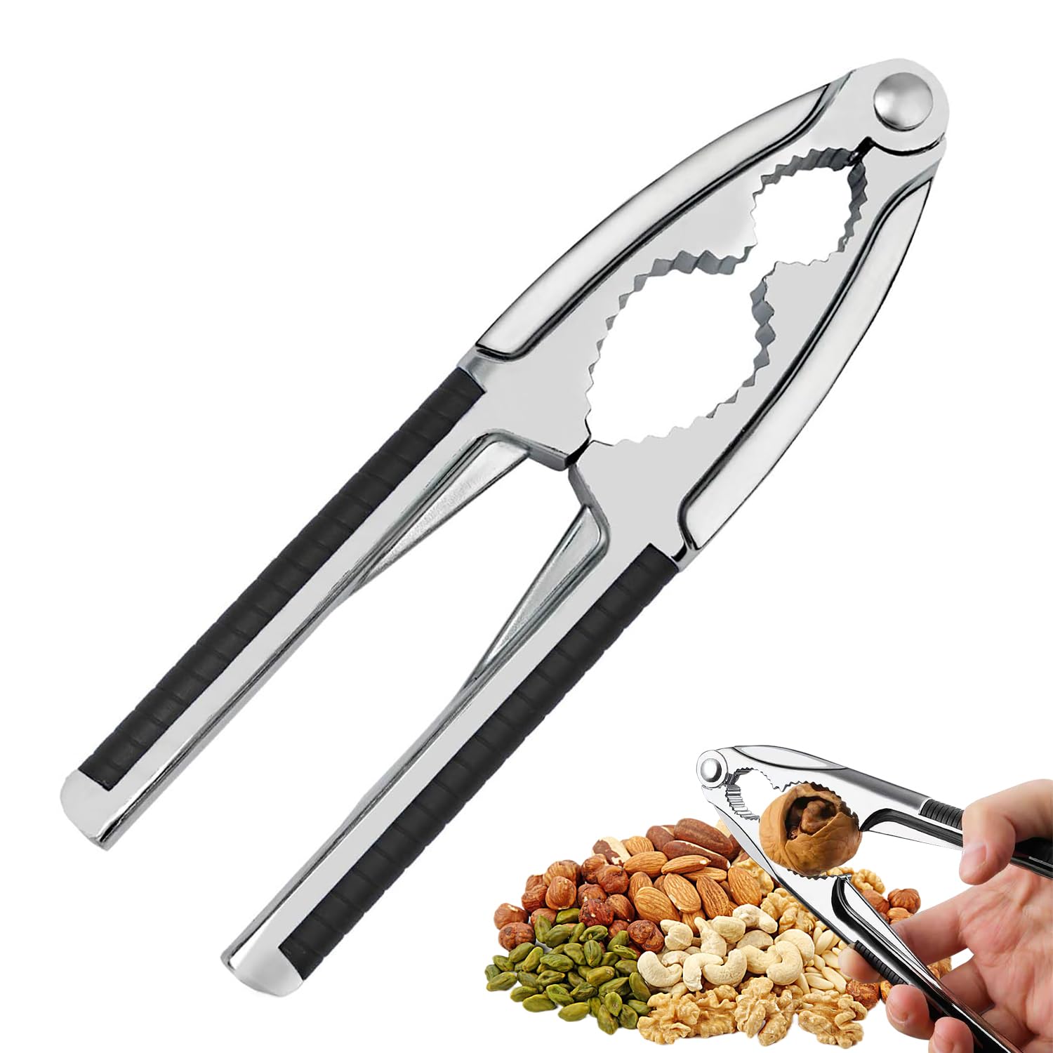 Amazon｜くるみ割り器 滑り止め 胡桃割り器 亜鉛合金製造 硬質 高品質