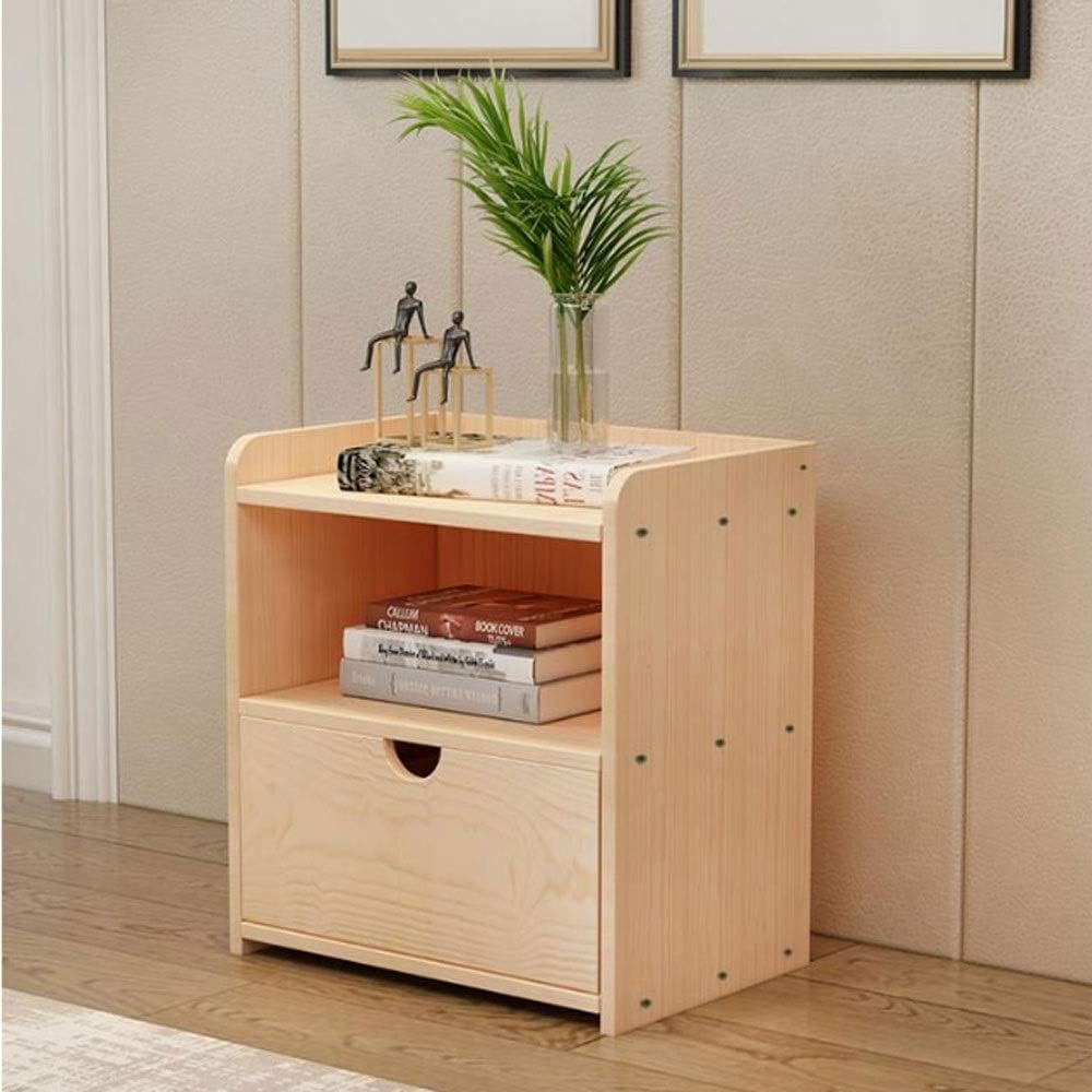 Solid Wood Bedside Table Simple Nordic Storage Cabinet Simple Bedroom Storage Cabinet Small Cabinet Rack Bedside