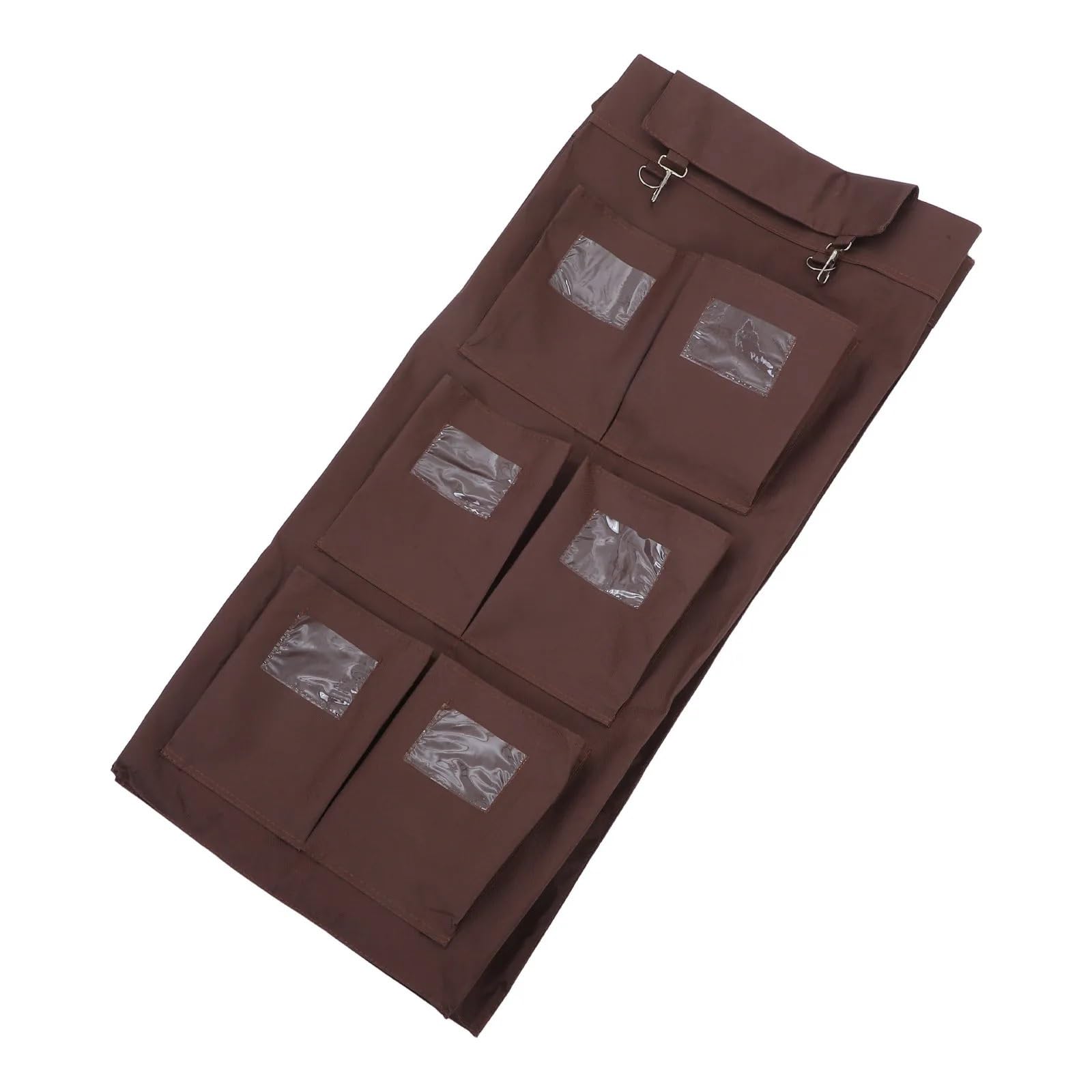 6 Pockets Commercial Cleaning Cart Bag Spacious Opening Leakproof Design for Laundromat Hotel Janitorial Trolley Replacement