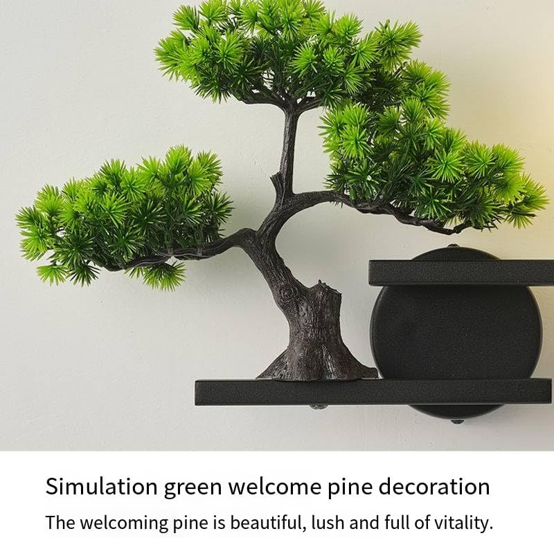 Chinese Style Wall lamp Living Room Background Wall lamp Chinese Style Zen Corridor Stair lamp Villa lamp Welcome Pine Decoration