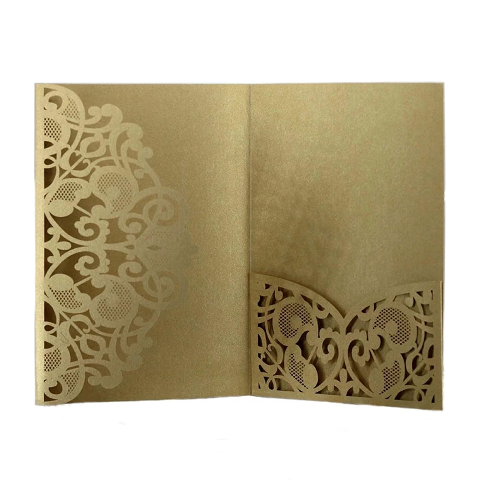 Tarjeta de boda personalizada, Wedding Invitation Cards Multicolor 50 pcs For Weddings Birthdays Parties(Red)