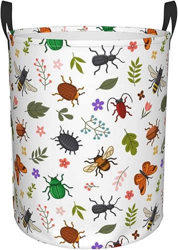Miniatura 1 de Cesta de lavandería para insectos lindas cestas de lavandería grandes para niños y niñas cestas organizadoras de animales cesta sucia