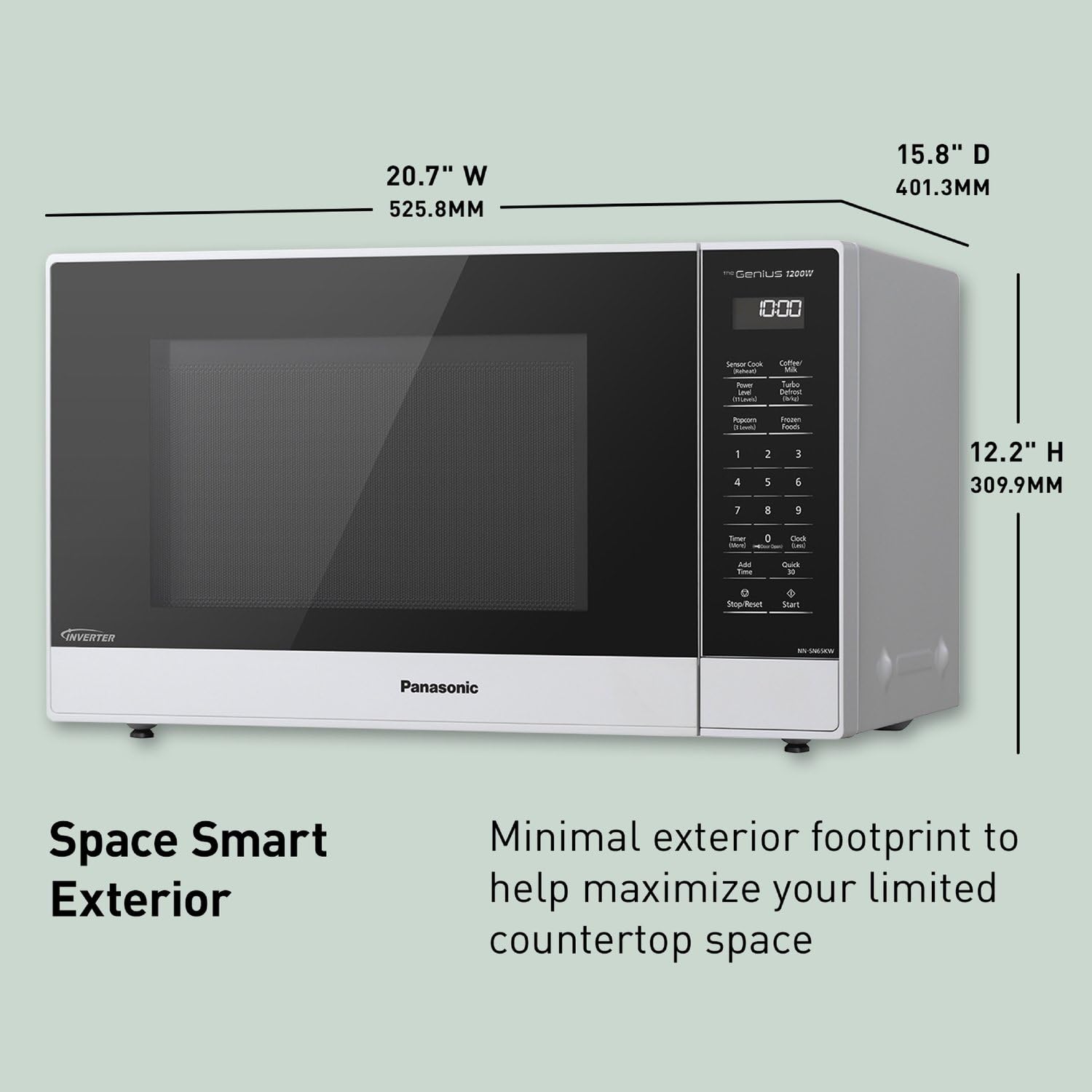Amazon.com: Panasonic NN-SN65KW Microwave Oven with Inverter