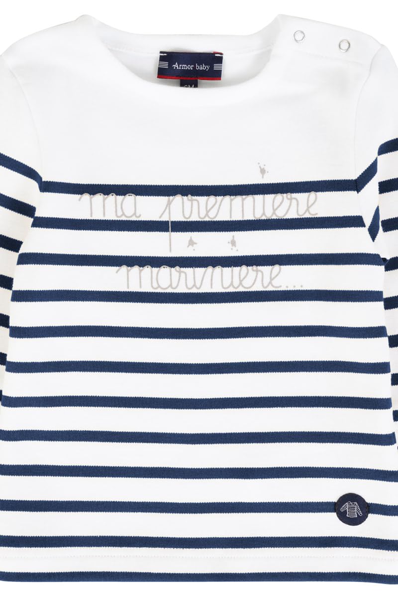 Armor Lux Ma 1ère marinière en Coton Baby