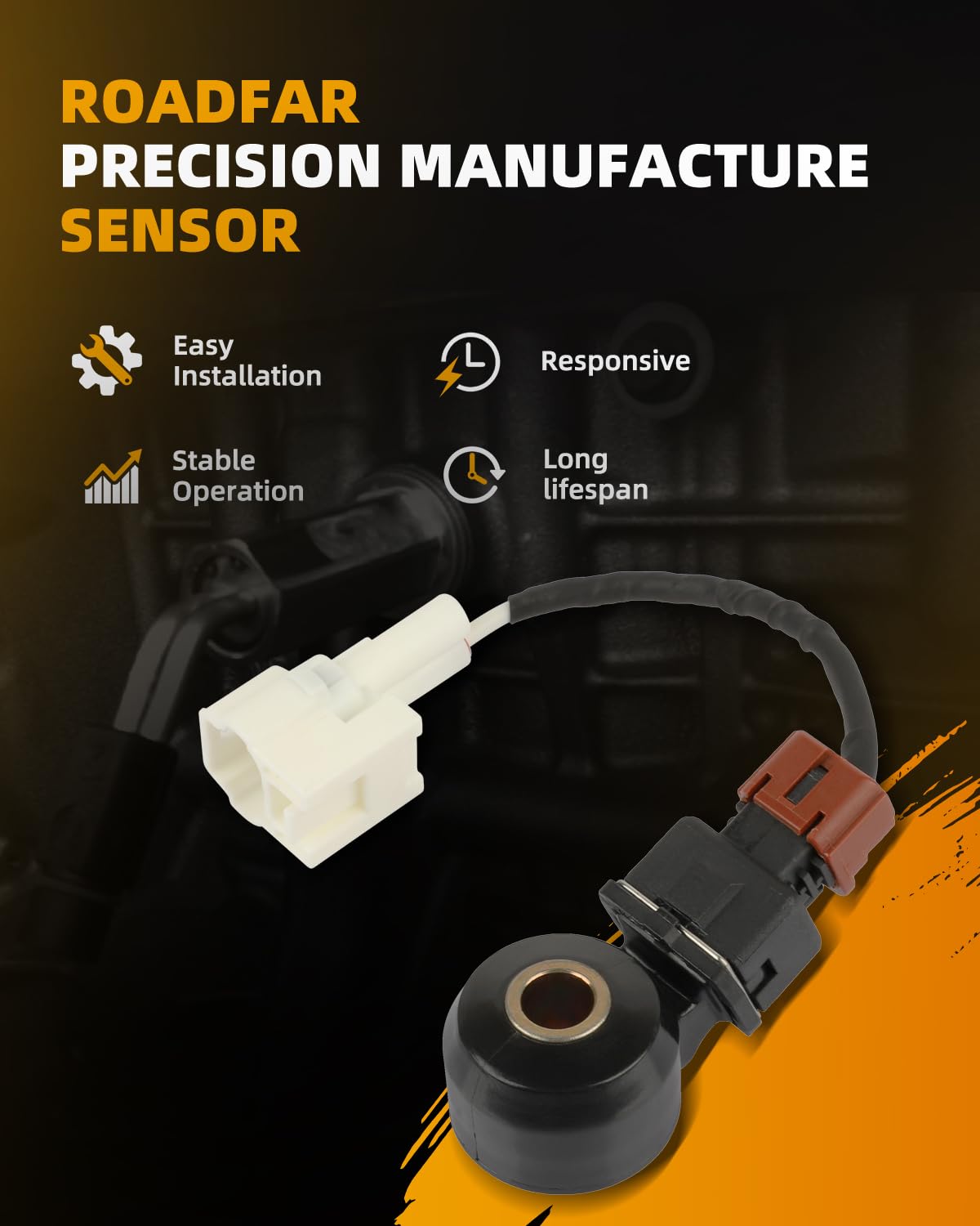 Amazon | ROADFAR ノックセンサー 交換用 22060-AA070 1999-2002