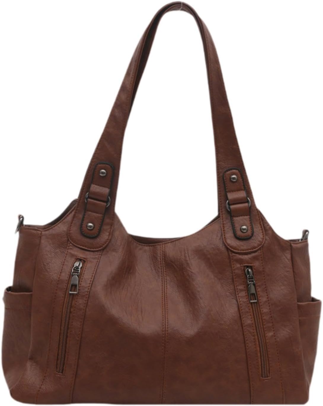 ATORSE Womens Shoulder Bag Zipper Closure Hobo Handbag for Shopping Dating Vacation Brown Clothing, Shoes & Accessories | Womens Handbags & Bags