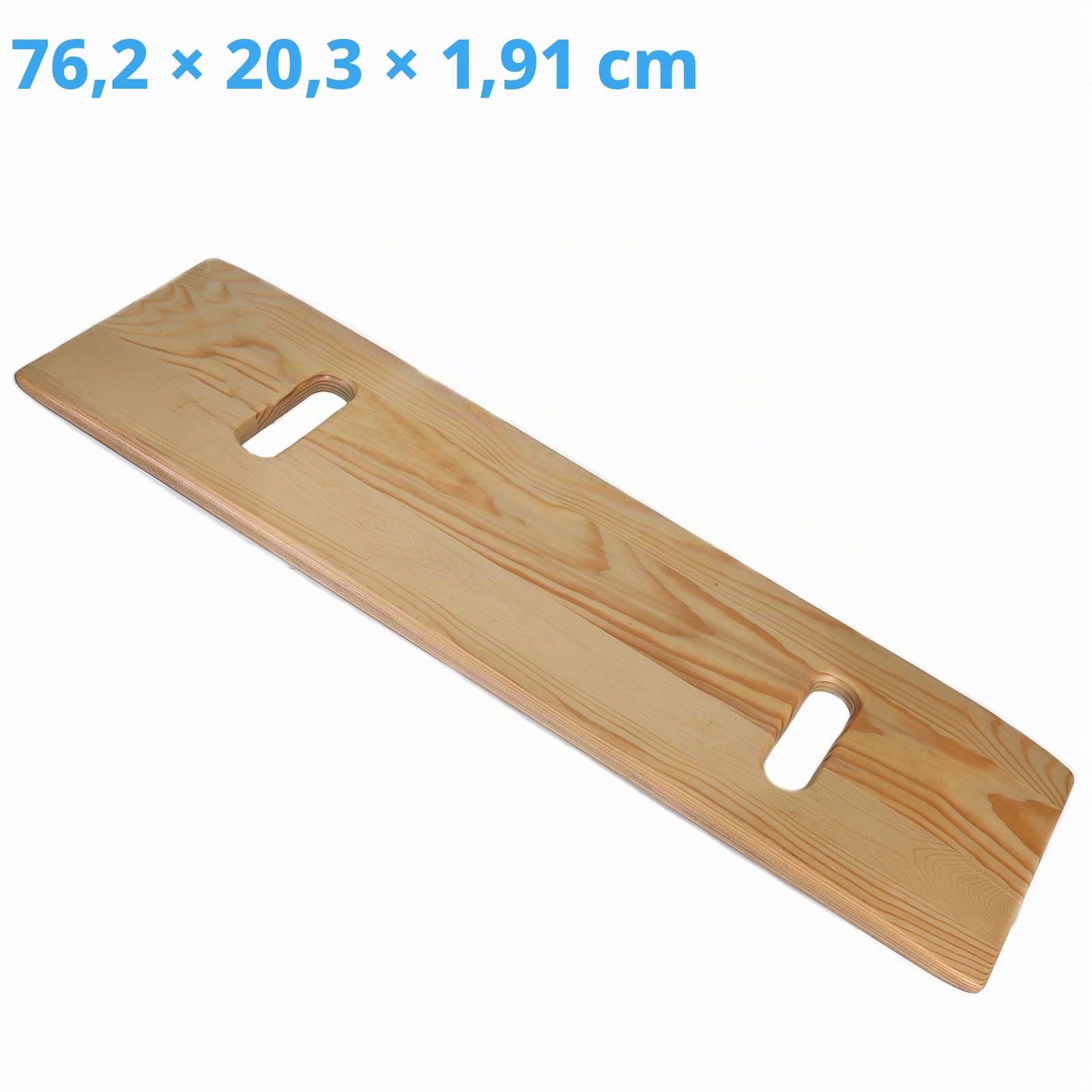 Tabla de transferencia deslizante con asas, apta para FSA, hecha de madera resistente, ayuda de movilidad para personas mayores y discapacitados, capacidad de carga de hasta 500 libras (30 x 8 x 0.75