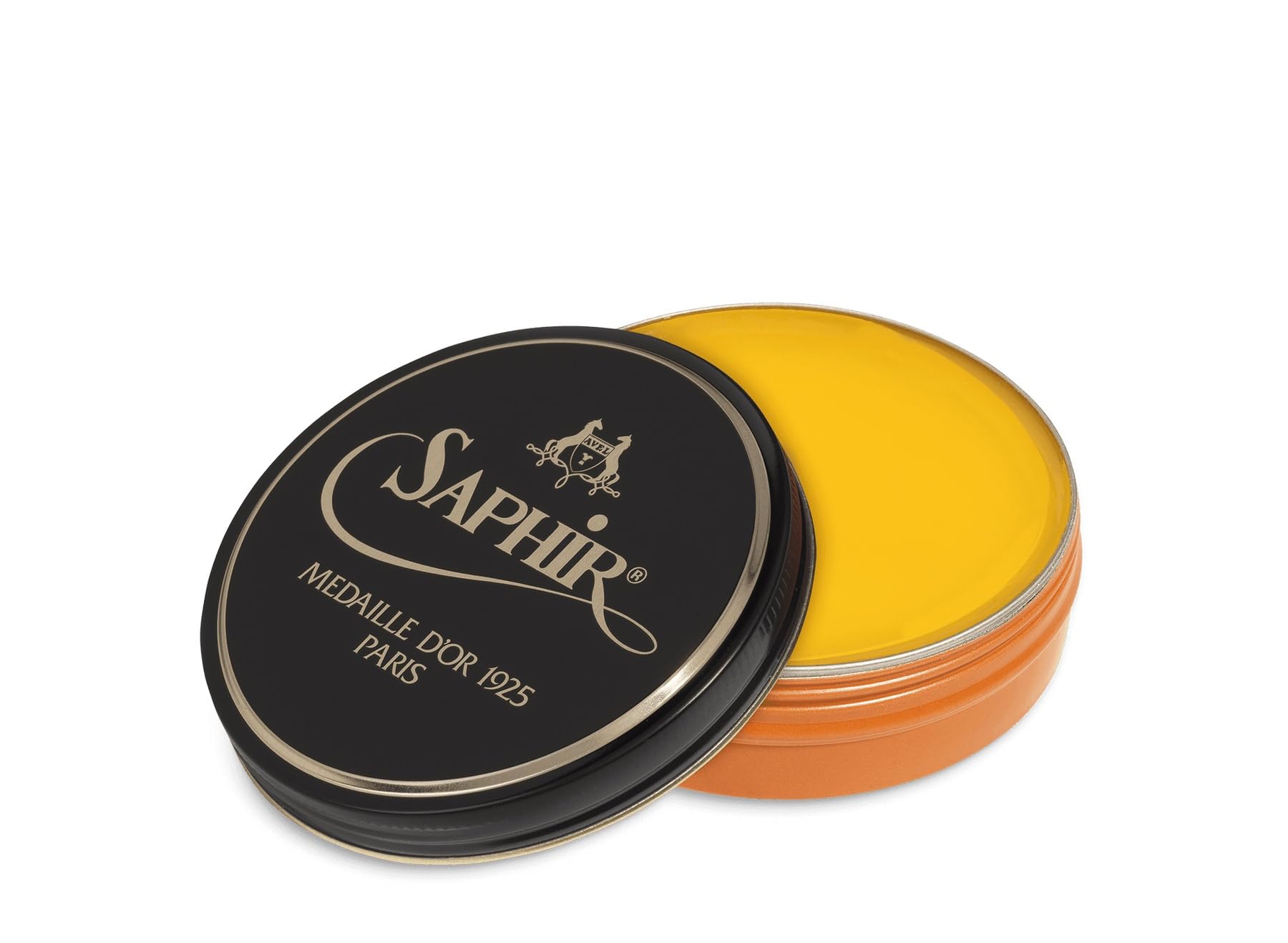 Saphir Medaille d'Or Pate De Luxe Shoe Polish 50ml - Wax Yellow