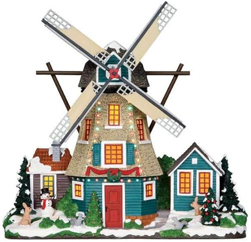 Lemax Molino de viento, funciona con pilas (4.5V) #25333