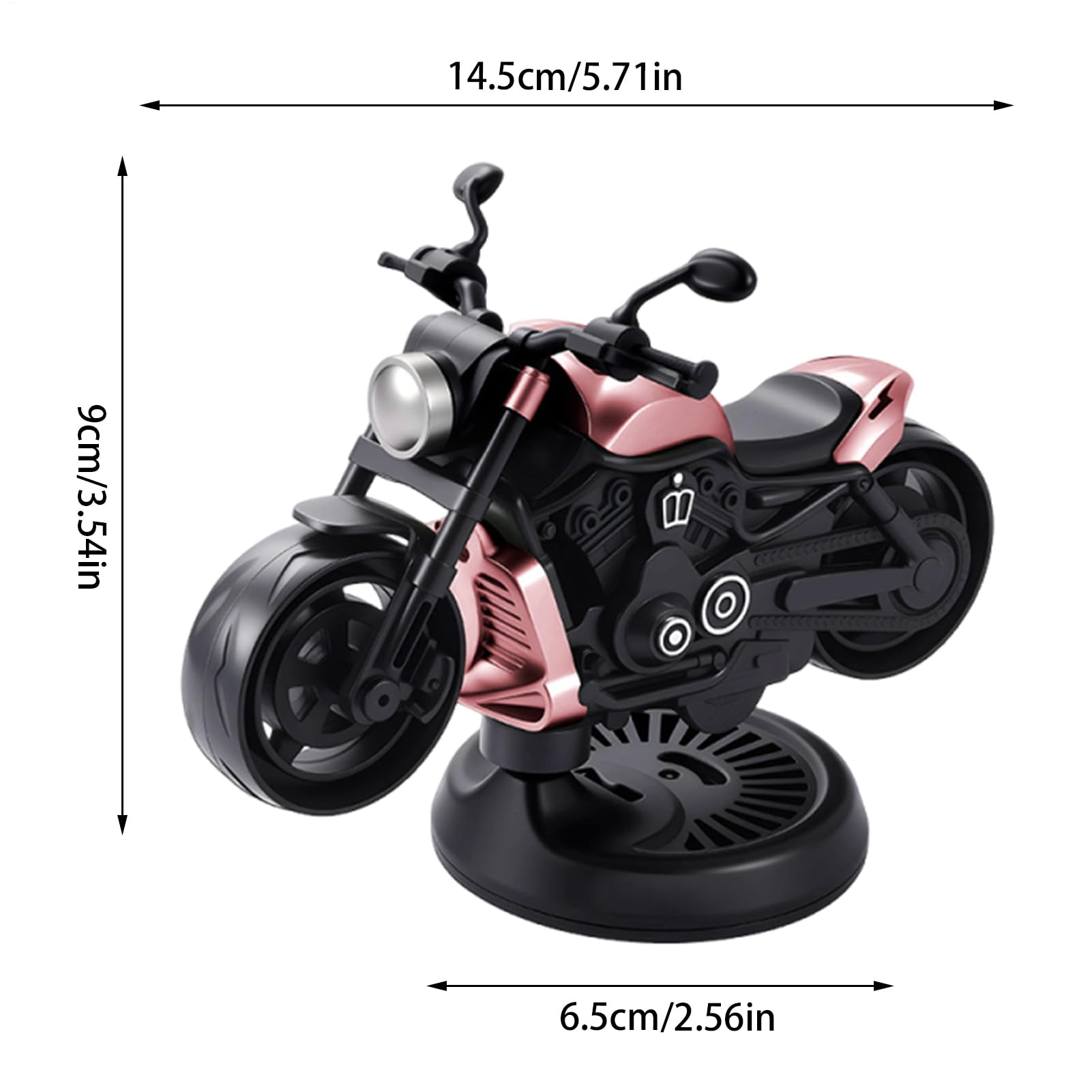 Profumatori D'Aria Per Auto Diffusore Di Profumo Con Rotante | Profumatore per l'Aria 'Auto a Forma di Motocicletta Per Uomini E Donne, Adatto A Interni Di Camion, SUV, Cruscotto E