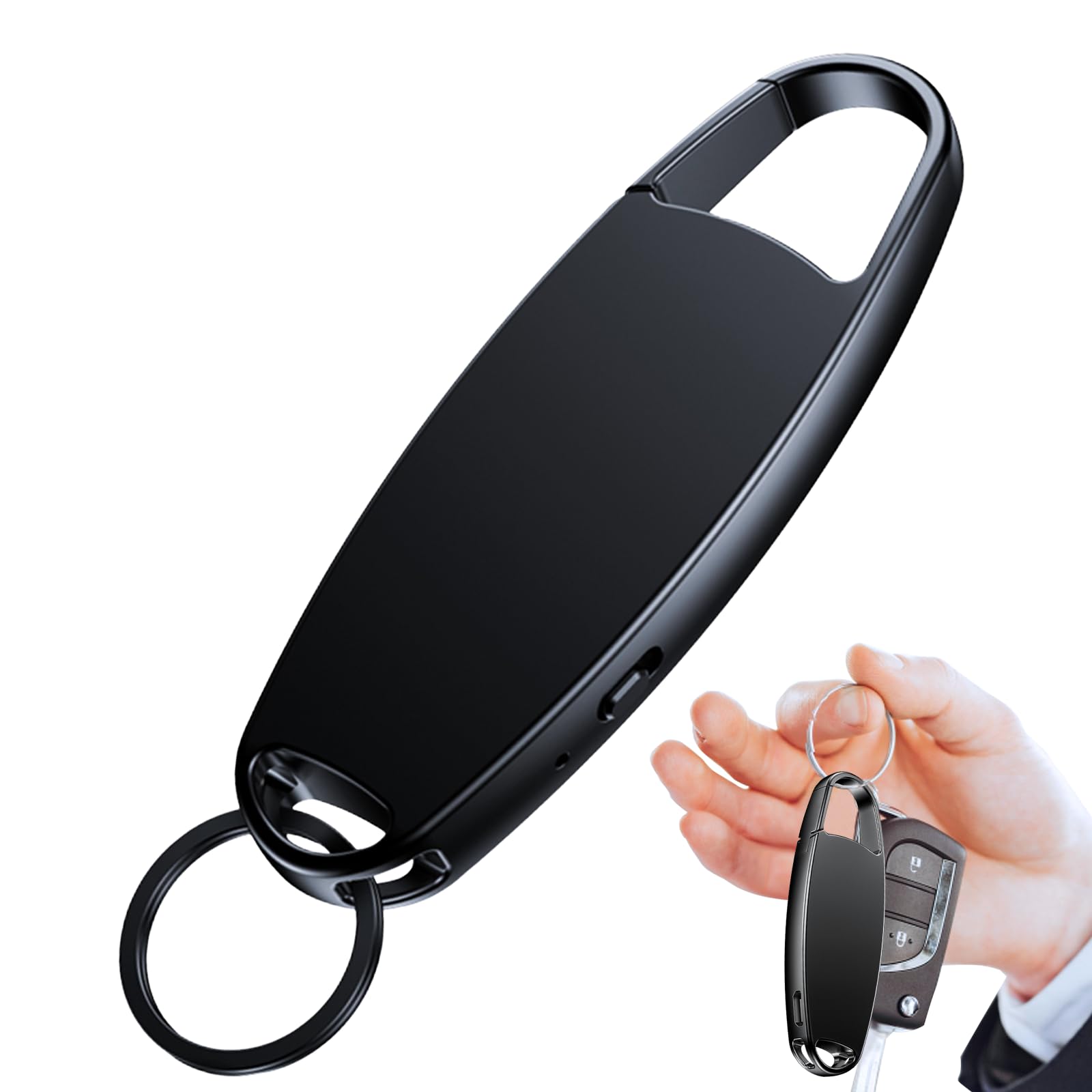 Vandlion64GB Voice Recorder, Mini Voice Activated Recorder with Metal Case, USB C Digital Recorder with Noise Reduction for Conferences Interviews Meetings Class