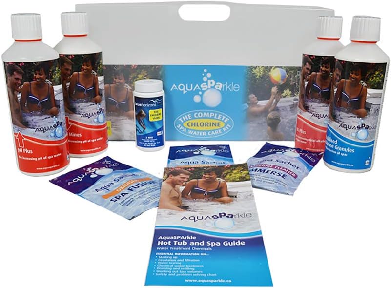 Aquasparkle Complete Comprehensive Hot Tub Spa Water Care Kit Bromine