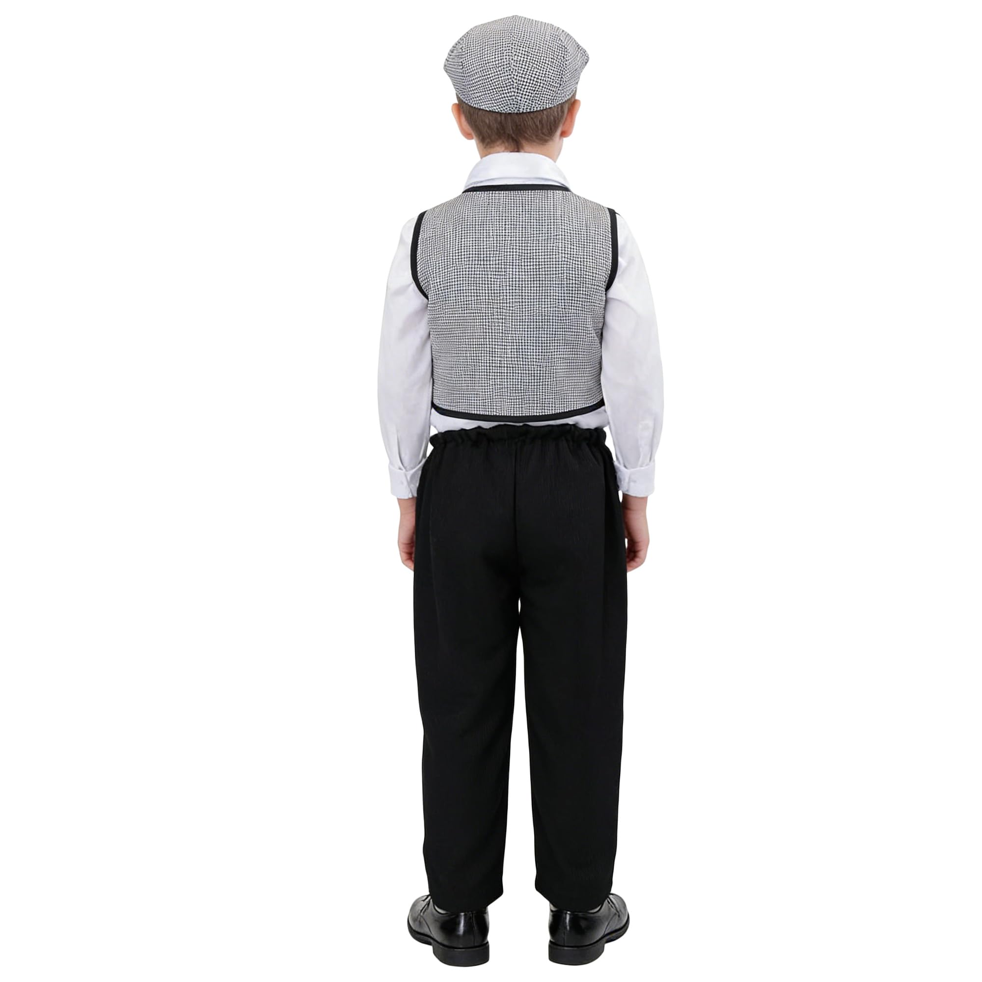 Wildarms Disfraz de Chulapo para Niño – Traje Tradicional Madrileño Años 20 – Carnaval, San Isidro y Fiestas – Tallas Bebé y Niño — view 5