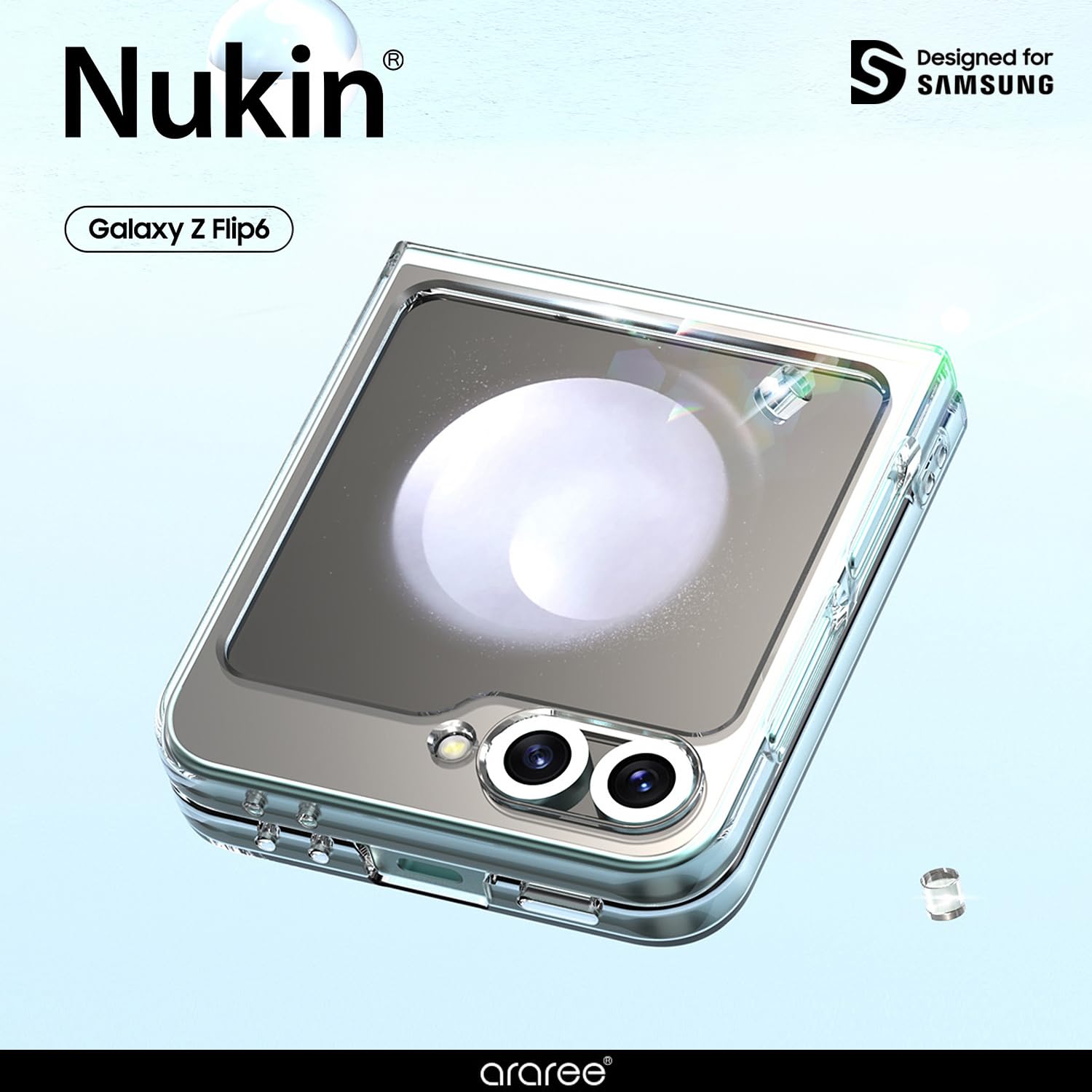 Amazon.co.jp: araree Galaxy Z Flip6 対応 ケース ハード クリア