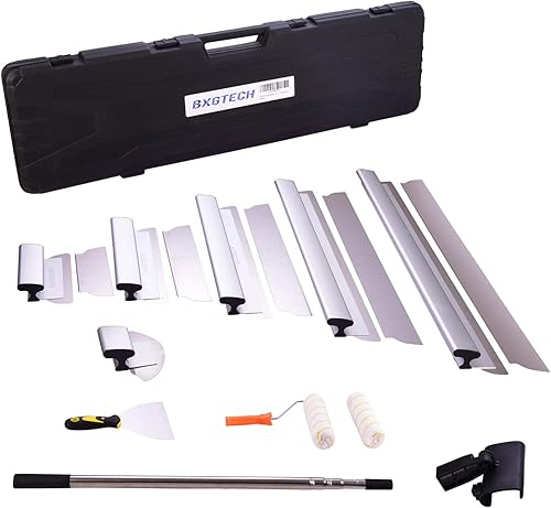 Miniatura 7 de BXGTECH Hoja de desnatado de 48 pulgadas con cuchillas de 0.020in y 0.014in, hoja de acero inoxidable 301, herramientas de paneles de yeso de