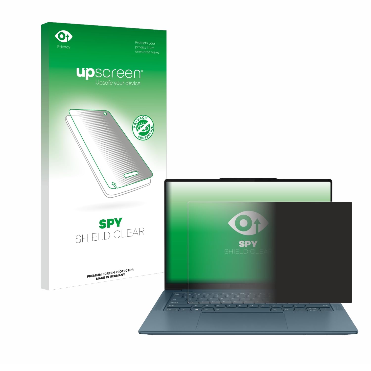 upscreen Anti-Spy Blickschutzfolie für Lenovo Yoga Pro 7 Gen 9 14" Non-Touch Privacy Screen-Folie [Sichtschutz, Blaulichtfilter]