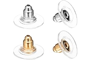 Secure and Comfortable Fishhook Earring Backs for Droopy Ears