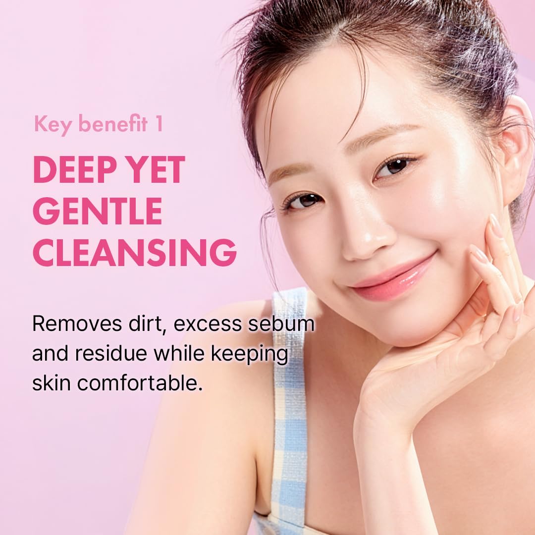 Hanskin Hyaluron Bubble Pop Cleanser z prawdziwą cerą, nawilżający, piankowy codzienny płyn do mycia twarzy, delikatne nawilżanie, zmiękczanie i rozjaśnienie, 150 ml