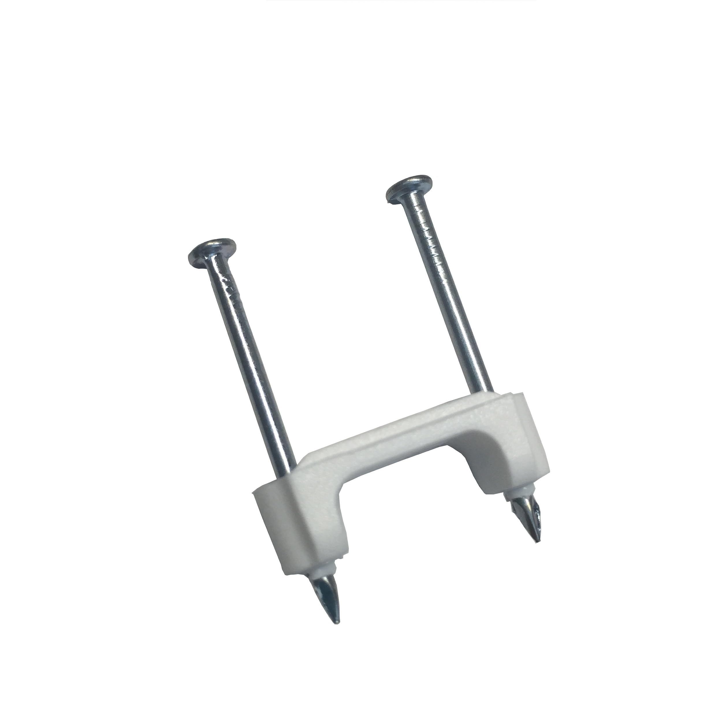 Gardner Bender PS-150 Plastic Staple, ½ Inch., 14/2, 12/2, 10/2 (NM) Cable, Quick / Easy Installation, for Romex, UF, (NM) & More, 100 Pk., White — Amazon image 10