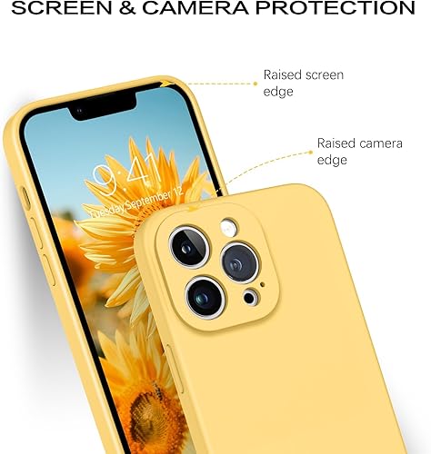 Miniatura 6 de BENTOBEN Funda para iPhone 13 Pro Max, funda de silicona suave con forro de microfibra y parte trasera dura, a prueba de golpes, pantalla de cuerpo