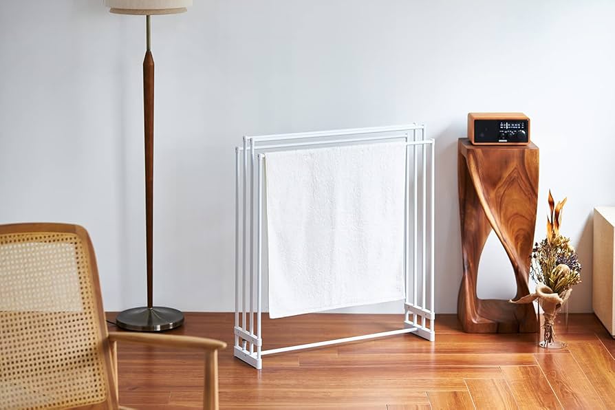 バスタオルとフリースタンド バスタオルとフリースタンド SEKISUI J-SHOP バスタオルスタンド