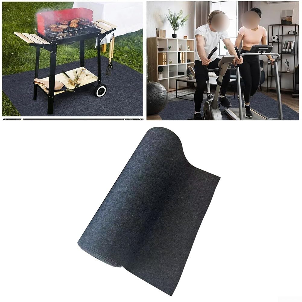 Tapis de sol de garage robuste anti-fuites d'huile avec caractéristiques antidérapantes et faciles à nettoyer (2 m x 1 m)