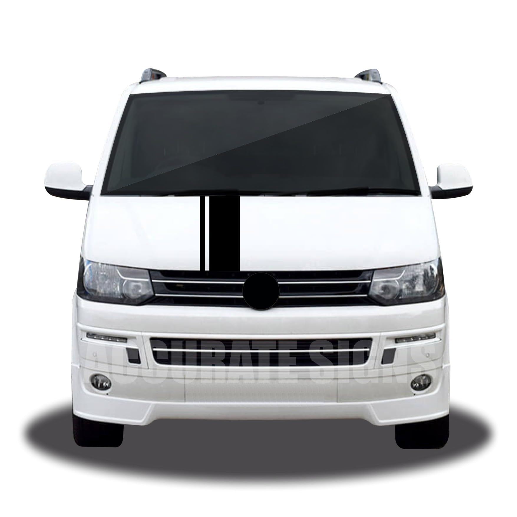 Stickers for Transporter T5 T6 Bonnet Stripes Van Stripes Graphics Decals (017)