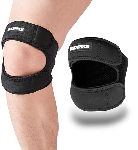 Correa de soporte para tendón rotuliano grande correa de neopreno ajustable para aliviar el dolor de rodilla para correr artritis saltador