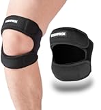 Bodyprox Patellar Tendon Support Strap &lpar;Large&rpar;&comma; Knee Pain Relief Adjustable Neoprene Knee Strap for Running&comma; Arthritis&comma; Jumper&comma; Tennis Injury Recovery