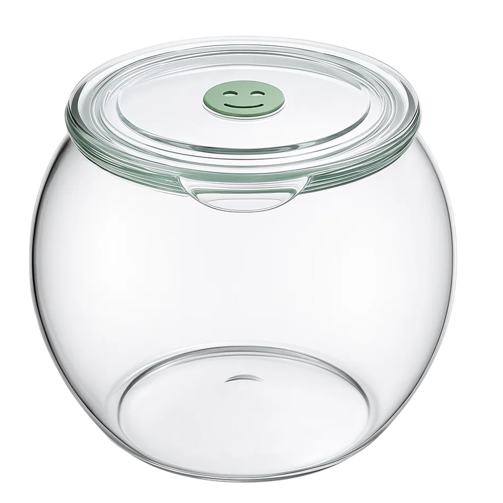 QhgPnt Cookie Jar, Plastic Biscuit Tin with Lid, Clear Sweet Jars for Candy Buffet, Airtight Biscuit Storage Container for Kitchen, 12.5 x 10 x 9.5 cm, 800 ml Capacity