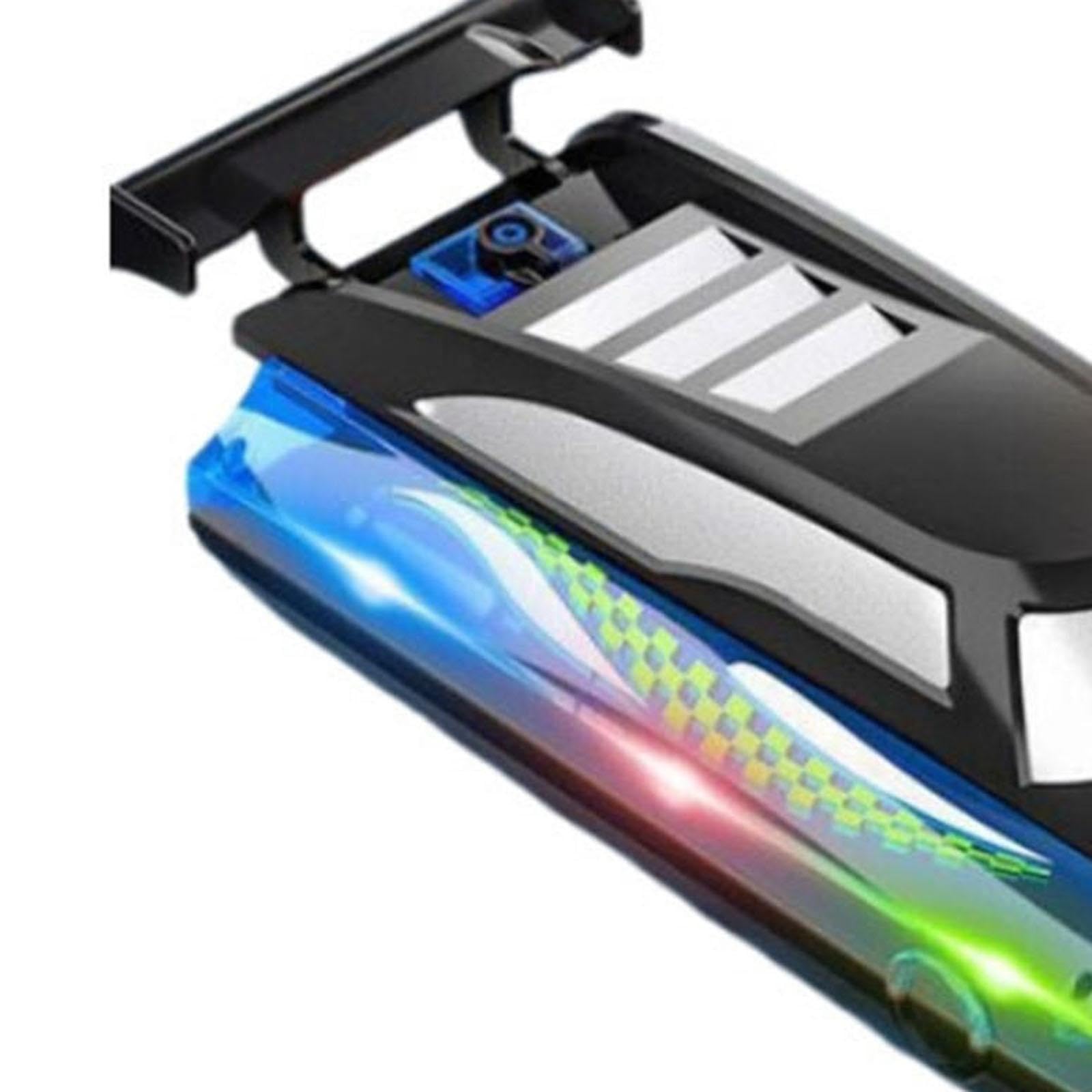 Lancha Teledirigida para Juegos Acuáticos, Embarcación Radiocontrolada para Niños, Modelo de Barco Rápido E Impermeable con Iluminación Integrada, Azul
