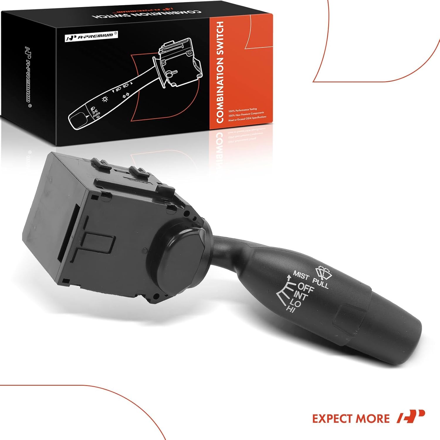 A-Premium Windshield Wiper and Washer Switch Assembly Compatible with Honda Civic 2008 2009 2010 2011, Sedan 4-Door