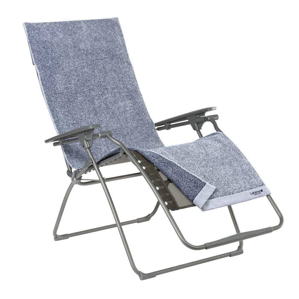 LAFUMA MOBILIER Ręcznik kąpielowy do leżanki, 100% bawełna, kolor: Iroise, LFM2972-9302