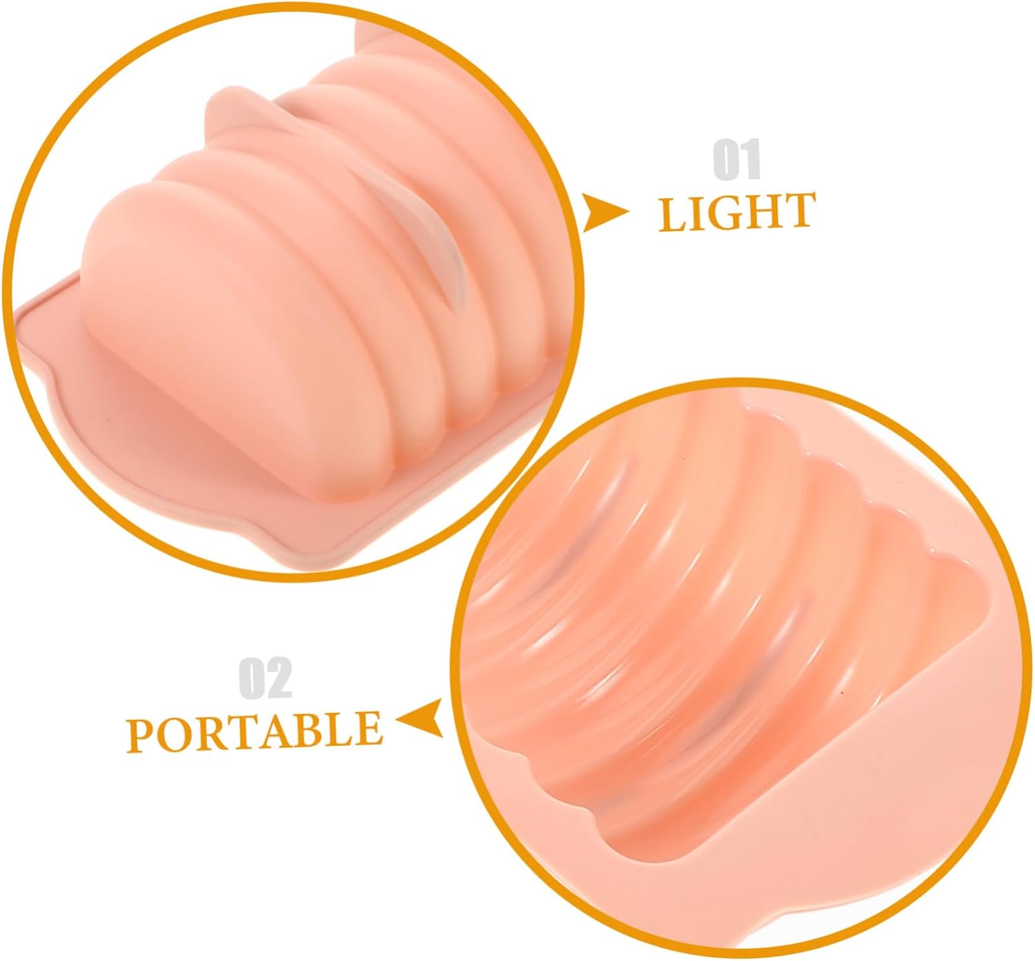 Loaf Molds Silicone Hot Dog Buns Molding Bar Mold Baking Pan for Diy Cakes Bread Random Color