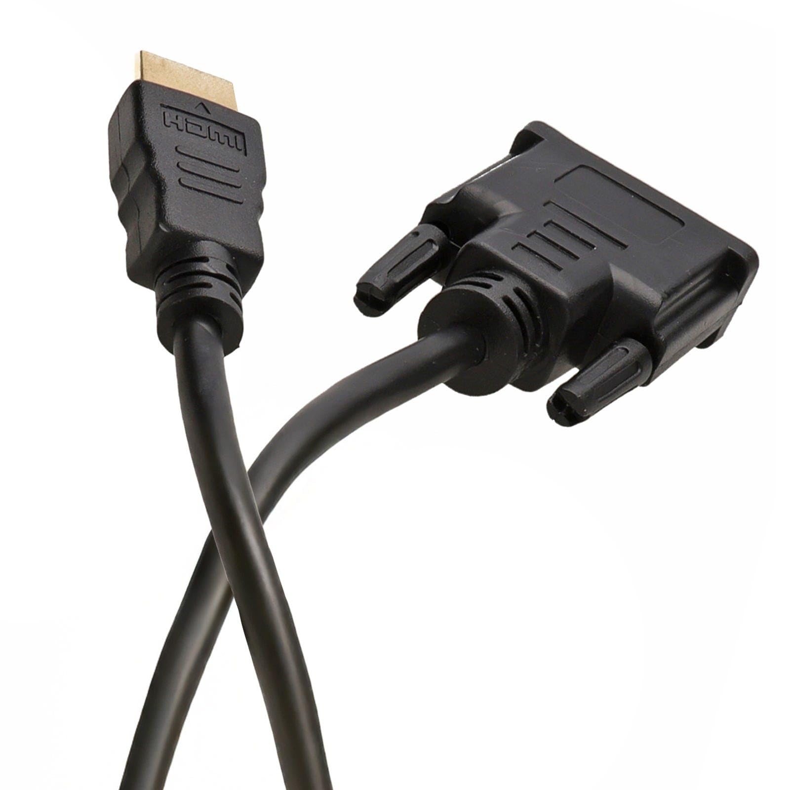 kenable DVI-D 24+1 Mâle Vers HDMI Câble Vidéo Plaqués Or 0,5 m