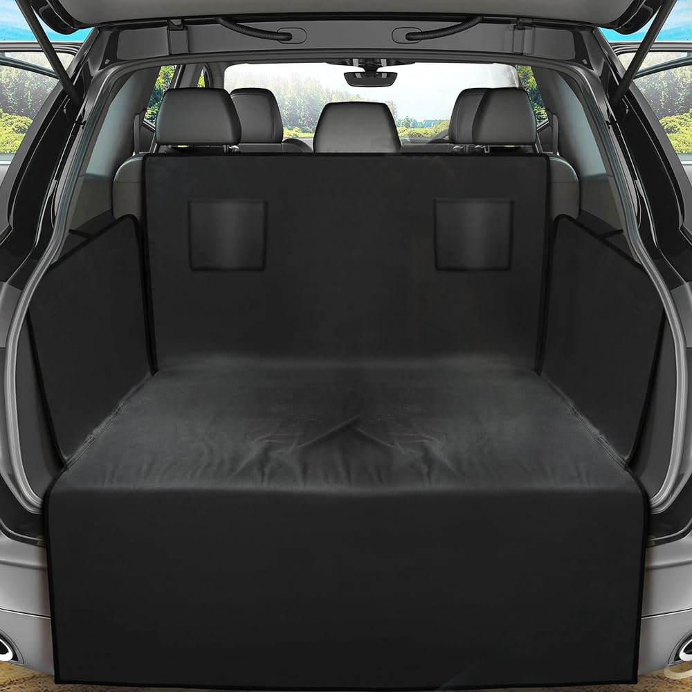 Kofferraumschutz Hund für Ford Transit/Tourneo Custom 2023-2024 2025, Kofferraumdecke Hunde mit Seiten und Ladekantenschutz Auto Kofferraum Hundedecke wasserdicht & Kratzfest