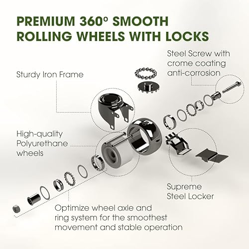 Idzo Portavaso Quadrato, 35,6 Cm, In Metallo, Nero - 4