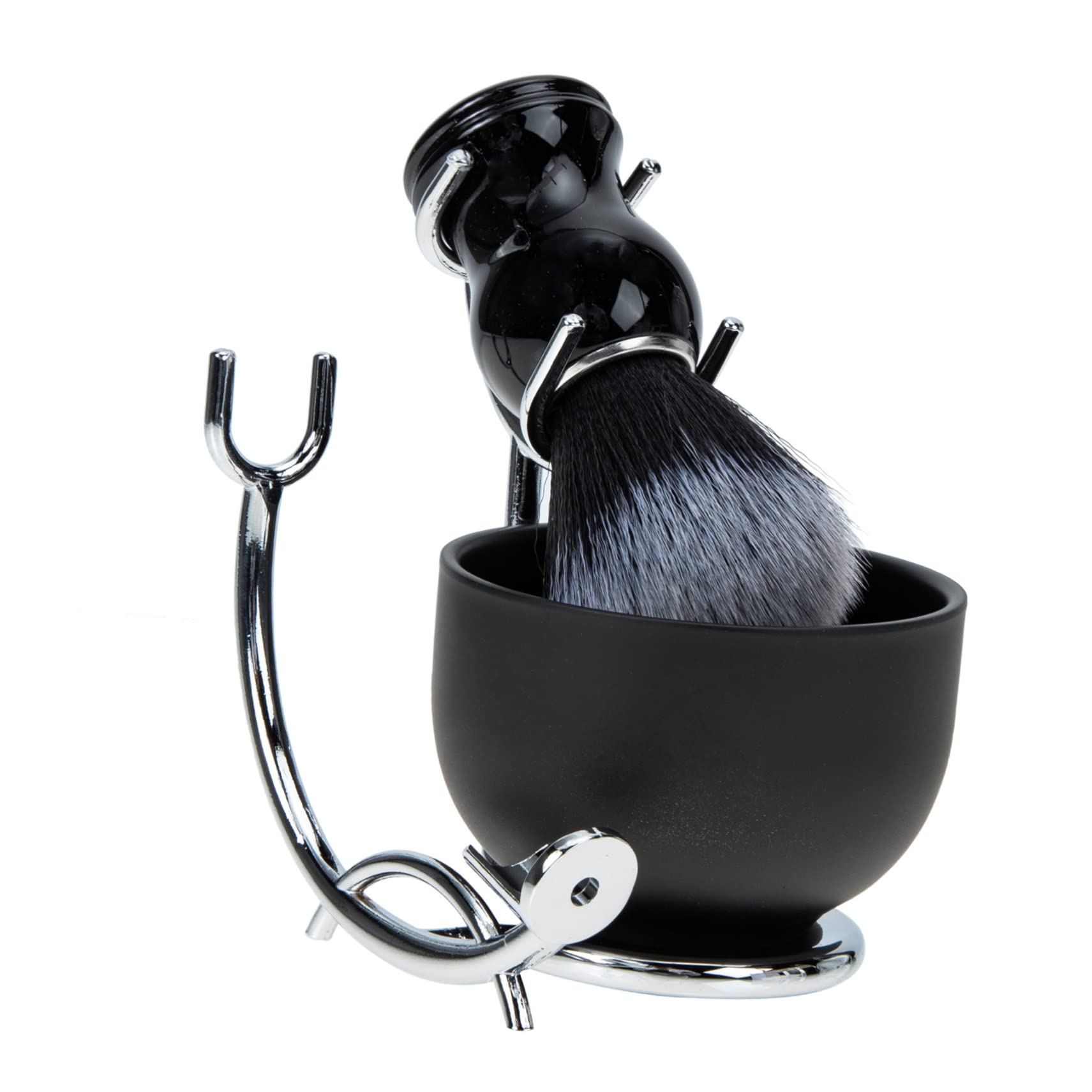Healeved Pennello e Ciotola da Barba per Uomo Pennello per Barba Tazza per Ciotola per Kit da Completo