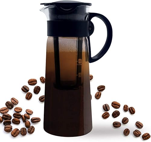 Cafetera de café helado y té helado de alta calidad con resistente al calor (30.4 fl oz)