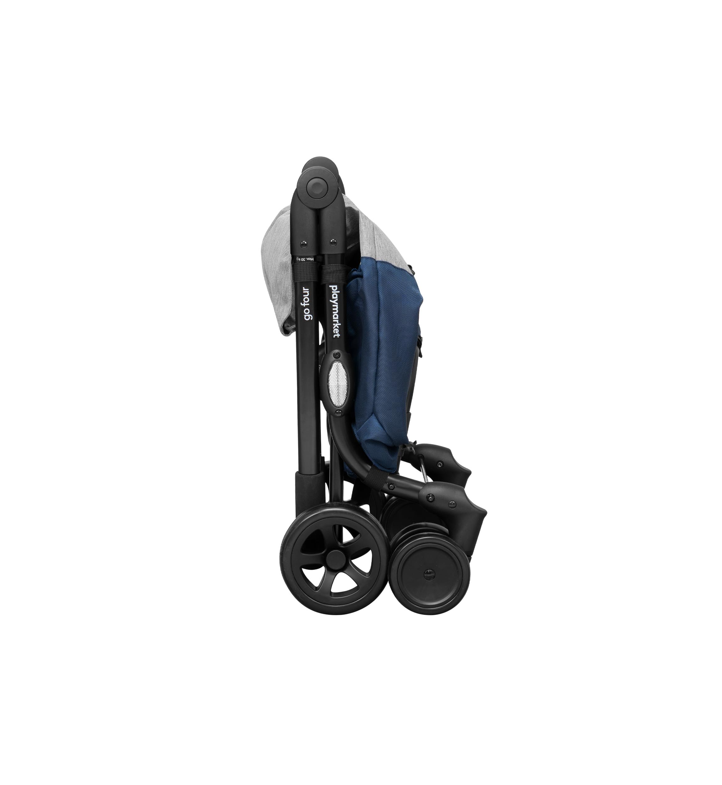 Playmarket Go Four- Carro de Compra Ligero,plegabley con Ruedas Convertibles de 4 a 2, Capacidad 43L