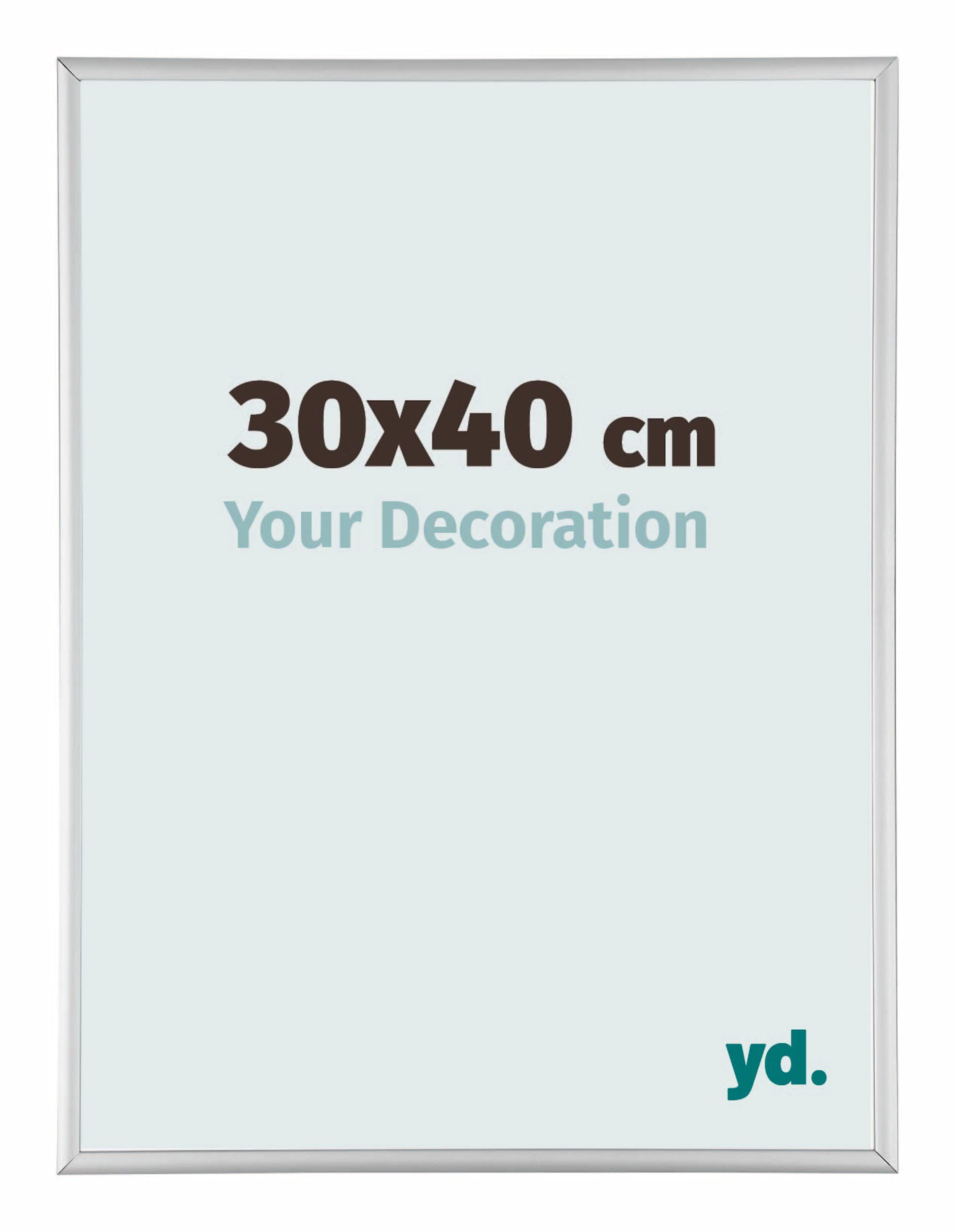 Your Decoration - Puzzle frame 30x40 - Silver Matte - Puzzle frame 500-1000 Pieces - Aluminium Photoframe - Kent