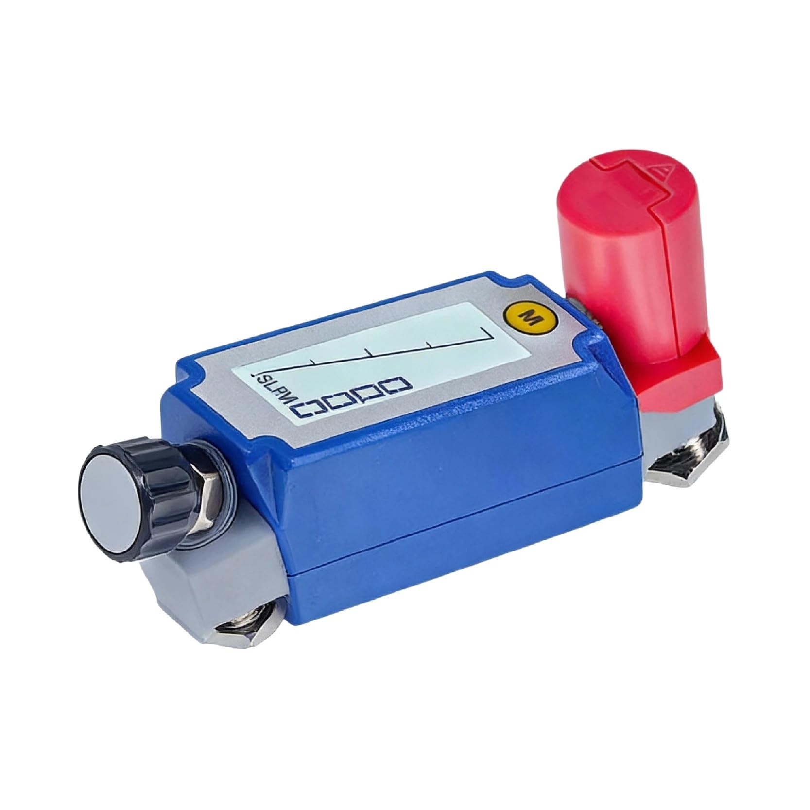 Przepływomierz, MF6600 Zasilany bateryjnie termiczny przepływomierz masowy 0-70 l/min Wyświetlacz LCD 1/4 BSPT Gwint wewnętrzny RS485(Battery-R2-1-B-A)