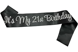 21st Birthday Sash - Princess Birthday Party Favor