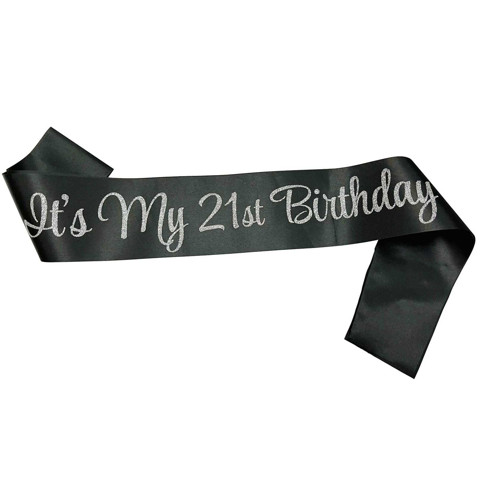 NAUXIUDSJS 21st Birthday Sash, Birthday Sash for Girls,Birthday Princess 21st Birthday Gifts Decorations for Happy 21st Birthday Party Favor Supplies,